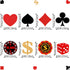 Boao 48 Pieces Poker Theme Party Decorations, Cupcake Toppers and Las Vegas Cake Decorations for Birthday Favors