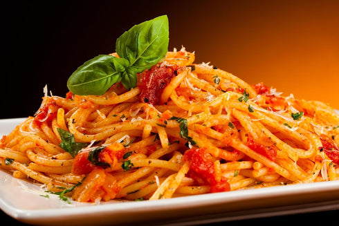 A Blend Above Pasta Mix, Noodle Toss Mix - Pesto Tuscan, Roasted Garlic Parmesan, Spicy Garlic, Spinach Parmesan