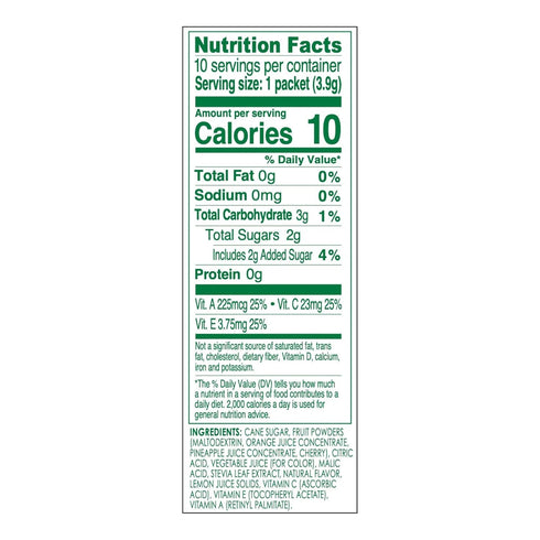 True Lemon Packets 1.38 , Fruit Punch Low Sugar No Preservatives Kids Hydration Drink Mix, Ounce
