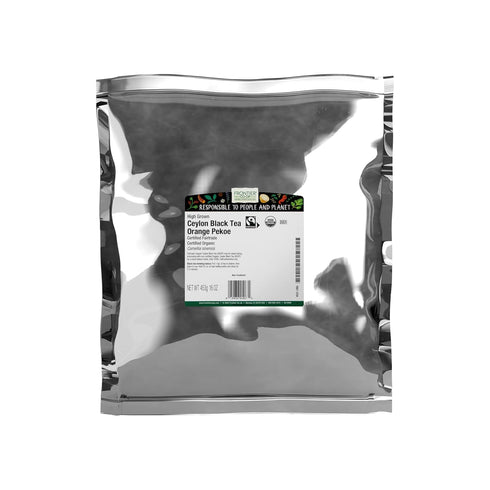 Frontier Co-op Organic Ceylon Black Tea, 1-Pound Bulk, High-Grown Orange Pekoe, Medium-Strong
