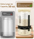50oz 2 Pack) Sourdough Starter Jar Kit, Large Capacity Sourdough Jar, Wide Mouth Sourdough Bread Starter Kit