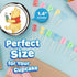30 x Edible Cupcake Toppers, Honey Bear Inspired Collection of Edible Cake Decorations on Wafer Sheet