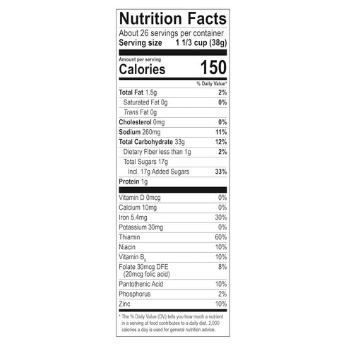 34.5 oz Malt-O-Meal Berry Colossal Crunch Cereal, Sweetened Corn and Oat Breakfast, Family Size Resealable Bag