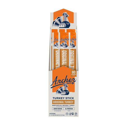 Archer Jerky Turkey Jerky Sticks - All Natural Protein Snack, Meat Snack
