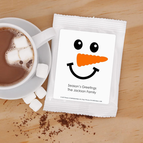 Best Day Ever Spot (Set 24) Snowman Winter Hot Chocolate, Hot Chocolate Bar, Cocoa Favors, Holiday Hot Chocolate Favors