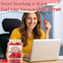 7oz Whole Freeze-Dried Strawberries - Dried Strawberry Snacks, Crispy Dehydrated Fruit Snack for Yogurt, Oatmeal