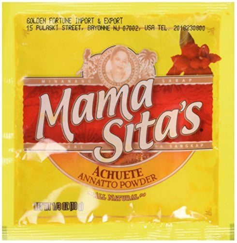 Mama Sita's Achuete Annatto Powder, 1/3oz (10g), 6 Pack