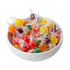 4 Hard Candy Fruit Balls - Pounds - Fruity Sour Balls - Classic Hard Candies for Office, Desk, Calssroom - Colorful