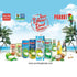 100% 33.8 fl.oz.(Pack 6) Parrot Brand Pure Coconut Water