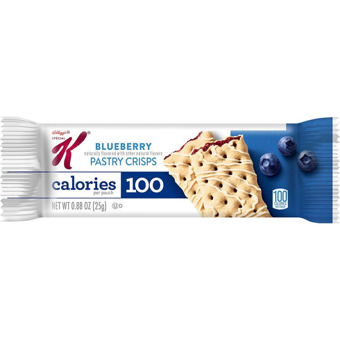 100 (8 96 Count) Special K Bar Pastry Crisps, Breakfast Bars, Calorie Snacks, Blueberry Boxes