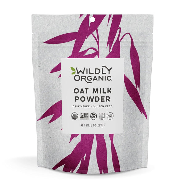Wildly Organic Oat Milk Powder, 8 Oz Bag - Organic, Dairy-Free, Lactose-Free,