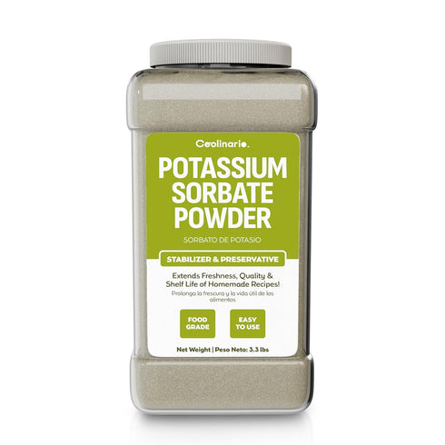 Coolinario Potassium Sorbate - 1 Gal (3.3 lbs) Food Grade Preservative for