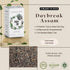 Daybreak Assam Black Tea, Pyramid Tea Bag Sachets, High Caffeine, Strong Morning Tea, 16 Cups