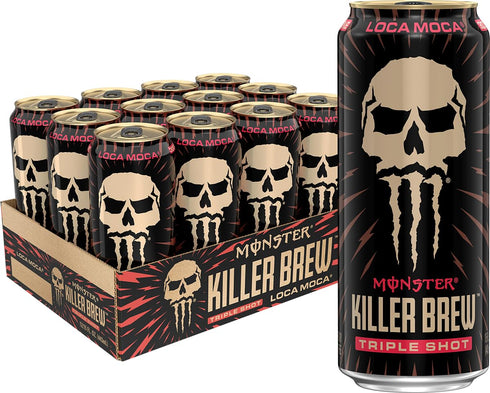 Monster Energy Killer Brew Loca Moca, 15 Fl Oz | Pack of