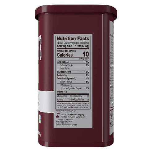 23 oz HERSHEY'S Natural Unsweetened Cocoa Powder Can