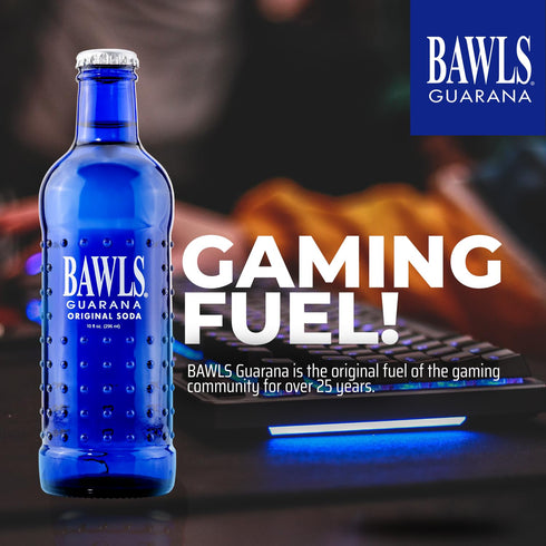 Bawls 10oz 12 Pack Guarana Original, Guarana Drink, Guarana Soda, Guarana Fueled Soda for Energy, High Energy