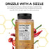11.6 oz (330 Drizzle Hot Honey - All Natural Raw Spicy Honey Sauce, Infused with Organic Chilies, Unfiltered