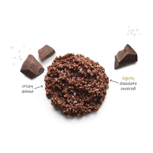 Undercover Snacks 2-Pack, 15.3oz Undercover Chocolate Quinoa Crisps - Dark Chocolate + Sea Salt Quinoa Crisps | Club