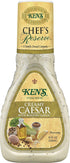 (9 Oz (Pack 4)) Ken's Steak House Chef's Reserve Creamy Caesar with Roasted Garlic Dressing Fl
