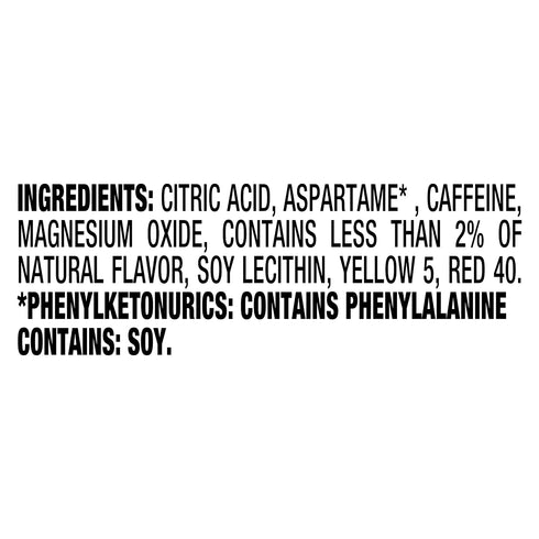 10-Packet (Pack 8) Crystal Light On The Go Peach Mango With Caffeine Drink Mix, Box