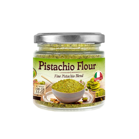 Sanniti Pistachio Flour, 3.5 oz Fine Pistachio Blend for Baking & Cooking
