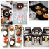 GEORLD Small Candy Eyeballs Cake Cupcake Toppers, Cookie Decorations