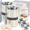 VEDALIO Sour Dough Starter Jars 2 Pack, Sourdough Jar Wide Mouth, Sourdough Starter