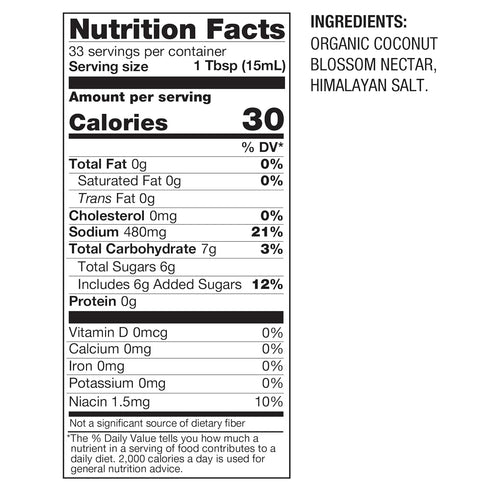 BetterBody Foods Organic Coconut Aminos 16.9 Ounces - Soy Sauce Alternative, Gluten Free, Soy Free, Non-GMO