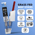 100% Whole30 (12 .9 oz. Packages 1 Nick's Sticks Clean & Balanced Grass-Fed Beef Snack Sticks | Made in the USA |