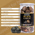 90 (17.64 Oz/500g) RioRand Black Garlic Whole Black Garlic Fermented for Days Non-Additives Ready to Eat for Snack