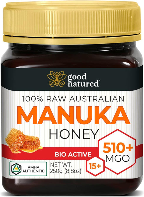 Good Natured Manuka Honey (MGO 510+) - High Grade Raw Manuka Honey
