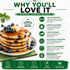 15g 100 2g 7 (1 Nutmeg State Nutrition - Protein Pancakes and Waffle Mix, Low Carb, Protein, Calories, Sugar, Servings
