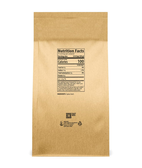 (5 lb) Pure Original Ingredients Tapioca Starch Gluten-Free, Non-GMO, Kitchen Staple, Tapioca Flour