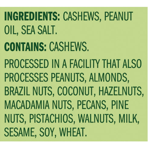 94017 1.25 oz. Package, 12/Box Emerald Cashew Pieces, Tube