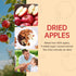 Ternio 14.21 oz (400 Deliciously Chewy Dried Apples - g) - No Sugar Added, No Additives Apple Chips, Dried Fruit |