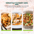 Set, 13.4 Oz (380g), Set (Pack 1) Soeos Salt Grinder Himalayan Pink Salt, Coarse Grain, Salt for Grinder Refill