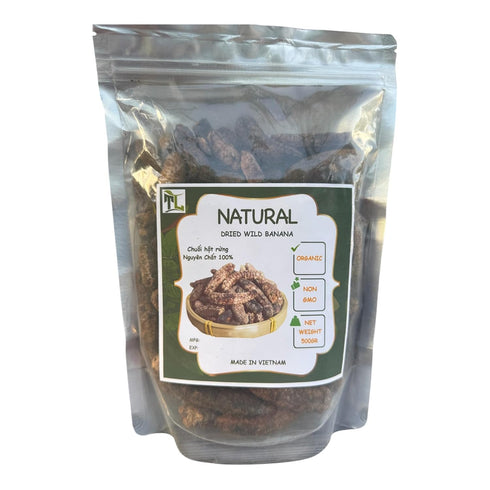 Generic Organic Vietnam Dried Wild Banana - Chuoi Hot Rung 500g