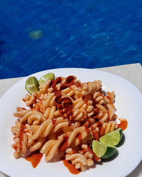 Generic 1 lb. Duritos Twist Mexican Wheat Snacks for Frying Churro & Cinnamon Sugar Twists Chicharrones de Harina
