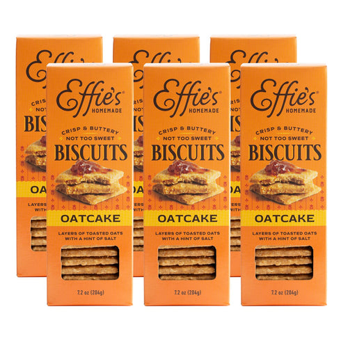 Effie's Homemade Biscuits - Oatcakes - 6 Pack