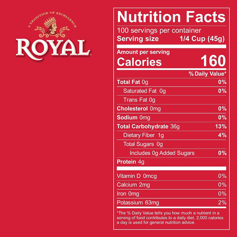 10lb Royal White Basmati Rice
