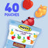 Pack, 40 32 oz Mott's Fruit Flavored Snacks, Apple Orchard, Gluten Free Snack, Family Ct