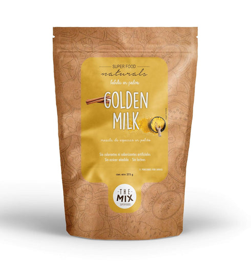 15 (300g) Golden Milk Latte Powder No Sugar Added Turmeric Drink Mix, Dairy Free, Servings THE MIX SUPERFOODS