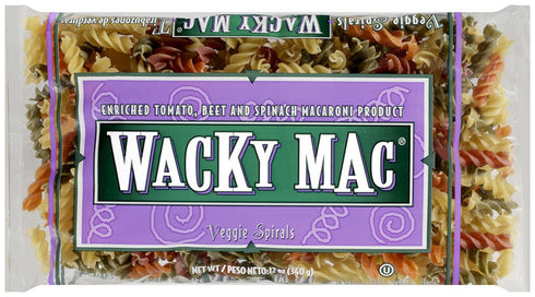 WACKY MAC Veggie Spirals, 12 oz (Pack of 12)