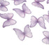 GEORLD Edible Wafer Paper Butterflies, Set of 48 Purple Cake Decorations, Cupcake Topper