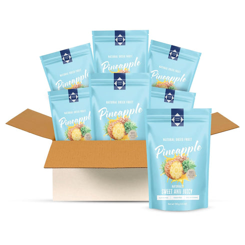 Natural Dried Pineapple Premium Quality, Naturally Sweet & Juicy, Soft & Chewy,