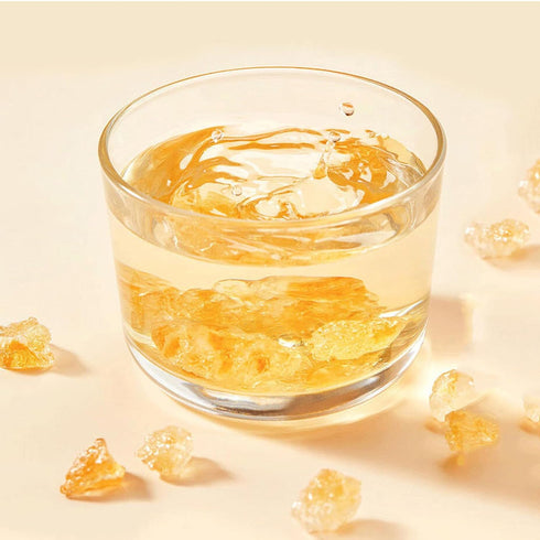Whitejianpeak 10.58oz/300g Chinese Rock Sugar for Pho & Cooking, Medium-sized Yellow Rock Sugar