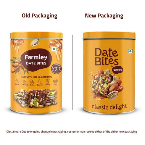 Farmley 200 (Pack 10) (7.05 Oz) Protein Dates Bars Jars| Dates Bite with No Added Sugar | Made with Zero Added Sugar |