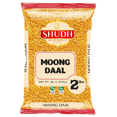 Shudh Moong Dal (Split Mung Beans Without Skin) Lentils 2lbs ~ All