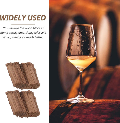 1bag IMIKEYA French Oak Chips for Home Brewing Wine Making Flavor Improve Texture Red Wine for Whiskey Aging