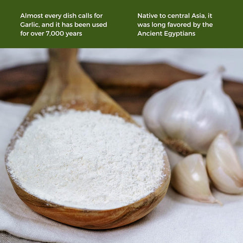 18 oz. HQOExpress Organic Garlic Powder Non GMO, Kosher, USDA Certified Organic Garlic Sweet and Sharp Aromatic